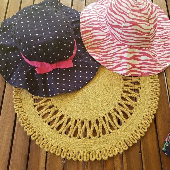 💗Lot of 2 Baby Sunhats Gymboree - Picture 2 of 6